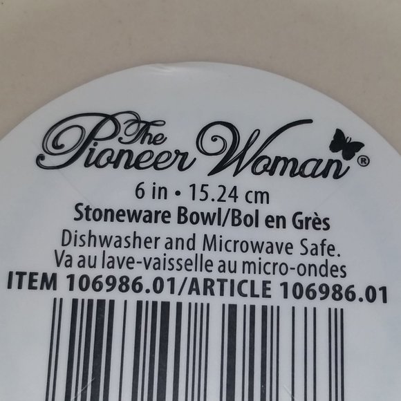 The Pioneer Woman set of dishes 2 mugs 4 bowls NWOT - Picture 6 of 6